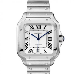RB Cartier Santos Black Knight, the strongest top replica Santos watch on the market, stainless steel strap RB Cartier Santos Black Knight, the strongest top replica Santos watch on the market, stainless steel strap