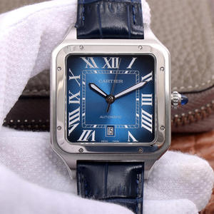 TW Cartier Santos WSSA0030 paar horloge automatische mechanische uurwerk riem horloge TW Cartier Santos WSSA0030 paar horloge automatische mechanische uurwerk riem horloge