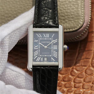 Cartier tank serie W5200027 horloge maat 31x41mm heren riem mechanisch horloge