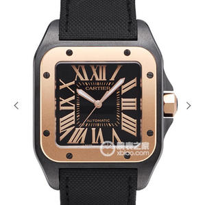 RB Cartier Santos Black Knight The strongest top replica Santos watch on the market Nylon strap RB Cartier Santos Black Knight The strongest top replica Santos watch on the market Nylon strap