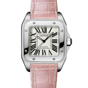 v6 Cartier Santos W20126X8 dames automatisch mechanisch horloge