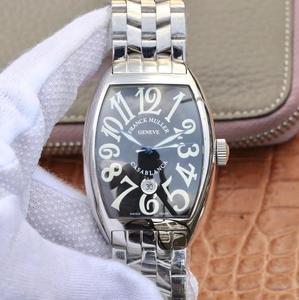 ABF Franck Muller Casablanca Series 8880 horloge, stalen band mannen automatische mechanische horloge, wit gezicht