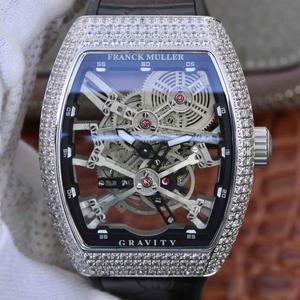 De nieuwe Vanguard Skeleton-brug van Franck Muller is zorgvuldig ontworpen om de structuur van het horloge, de herenpols, te benadrukken. De nieuwe Vanguard Skeleton-brug van Franck Muller is zorgvuldig ontworpen om de structuur van het horloge, de herenpols, te benadrukken.