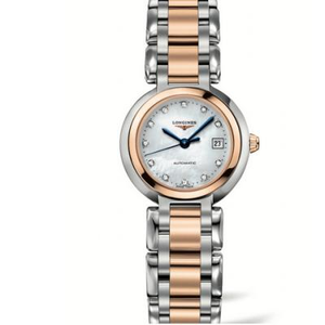 GS factory watch Longines Heart and Moon series L8.111.5.87.6 elegant female watch calendar type mother-of-pearl gold