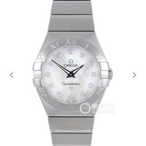 3s Omega Constellation Series 27MM Dames Quartz Horloge Romeinse cijferring 3s Omega Constellation Series 27MM Dames Quartz Horloge Romeinse cijferring