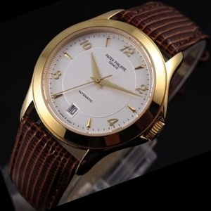 Swiss Patek Philippe luxury 18K gold automatic mechanical back men's watch Swiss movement