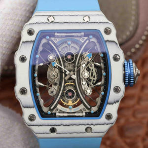 De top replica Richard Mille RM53-01 heren automatisch mechanisch horloge high-end koolstofvezel.
