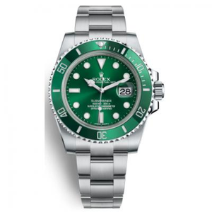 N Factory v8s versie van Rolex Green Ghost (Submariner serie 116610LV Green Ghost) mannen mechanische horloge