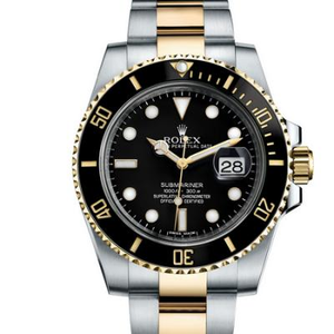 Rolex Golden Water Ghost 116613-LN-97203 8DI Black Plate v7 Diamond Edition Men's Mechanical Watch