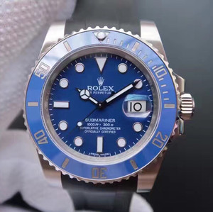Rolex SUB Submariner series 116619LB blue water ghost blue ghost v5 version tape model, 2836 movement, sapphire mirror, 316l solid