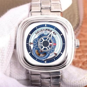 SV Factory Watch Seven Fridays, automatische mechanische mannen roestvrij stalen horloge, de hoogste versie op de markt