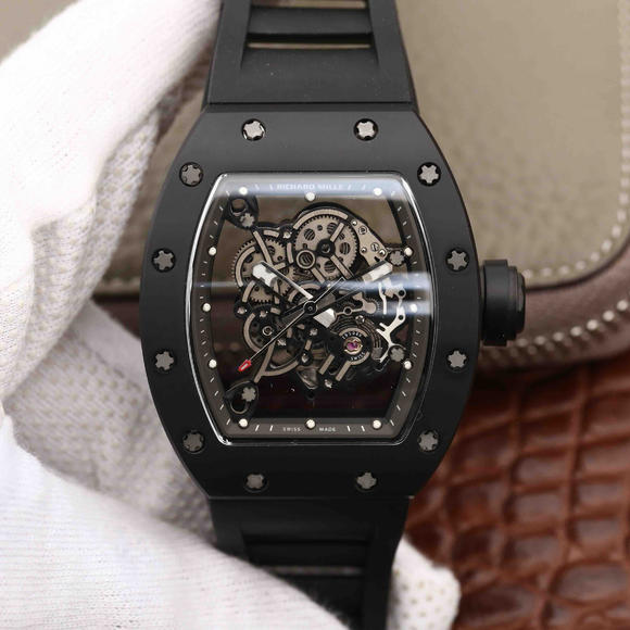 KV Factory Richard Mille RM 055 Ceramic Men's Mechanical Watch - Klik op de afbeelding om het venster te sluiten