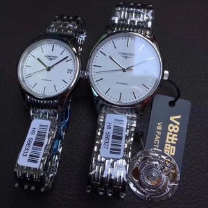 V8 factory Longines Luya series L4.860.4 automatic mechanical couple pair watch (unit price) V8 factory Longines Luya series L4.860.4 automatic mechanical couple pair watch (unit price)