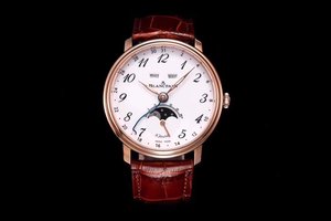OM new product Blancpain villeret classic series 6639 moon phase display homemade 6639 movement full function men's watch