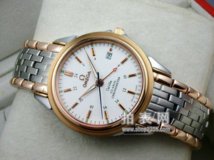 OMEGA Omega Butterfly Flying Series Watch 18K Rose Gold Automatic Mechanical Band Rustfritt stål firhånds herreklokke.