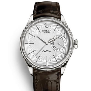 MKS Rolex Cellini series m50519-0012 white-faced white steel classic mechanical men's watch