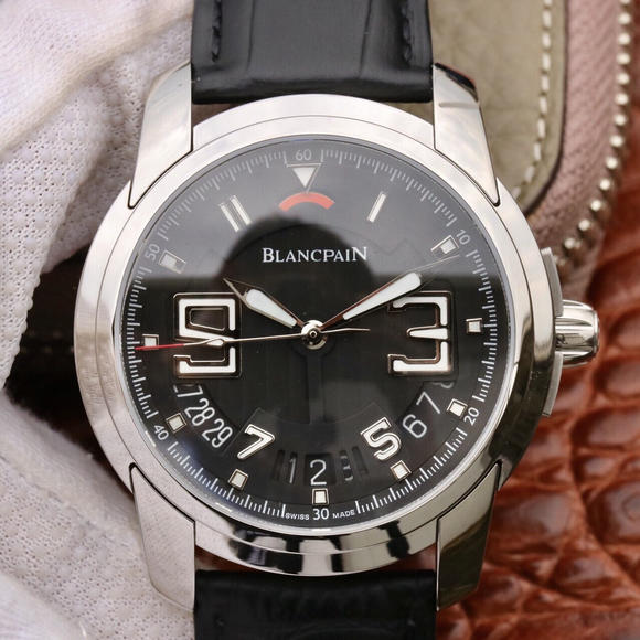 Blancpain's pioneering series 8805-1134-53B adopts the top Swiss craftsmanship in the watch industry, the most perfect replica of the original - Trykk på bildet for å lukke