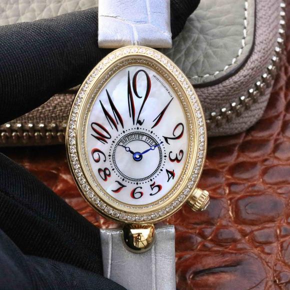 Breguet Neapolitan ladies' watch, high-quality ladies' mechanical watch 18k gold - Trykk på bildet for å lukke
