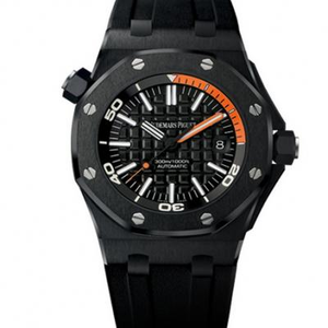 Jf réplica de fábrica Audemars Piguet 15707CE. Oo. A002CA.01 mergulhando alça de silicone masculino relógio jf fábrica top ultimate edição