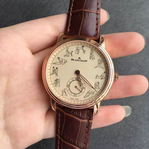 O novo relógio Blancpain Erotica com duas mãos e meio segundos, usa sentimentos, produzido pela fábrica MK