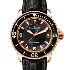 ZF Factory Blancpain 5015-3630-52 Fiftys Series Men's Mechanical Watch Top Reedsue Versão top reeduto