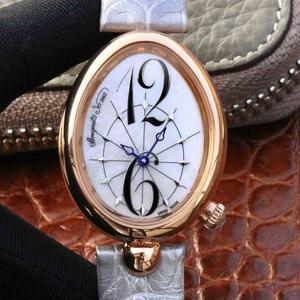 Relógio feminino napolitano Breguet, relógio mecânico de alta qualidade com diamantes e estrelas