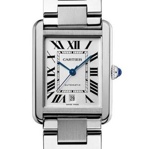 ZF Factory Re-gravado Cartier Tank Series Modelo W5200028 Tamanho Masculino 31/40.85 Molde Genuíno Desmontado