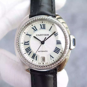 Cartier Cartier key série WGCL0005 watch case com diamantes.