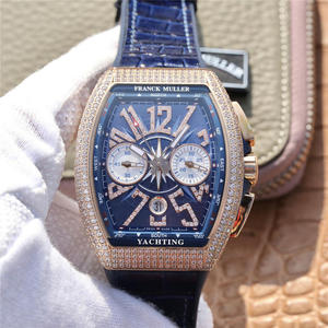 ABF Franck Muller V45 Blue Yacht 7750 Movimento 44x54 mm Relógio Masculino Banda de Borracha Movimento Mecânico Automático ABF Franck Muller V45 Blue Yacht 7750 Movimento 44x54 mm Relógio Masculino Banda de Borracha Movimento Mecânico Automático