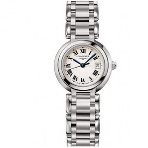 GS relógio de fábrica Longines Heart and Moon série L8.110.4.71.6 shell plate ladies Swiss quartz watch