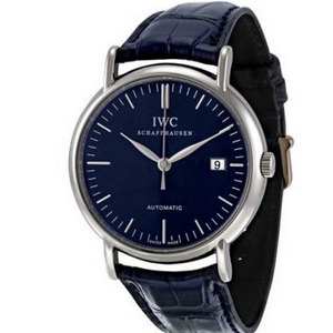 TW Fábrica IWC Portofino IW356304 Relógio Mecânico Masculino Superfície Azul