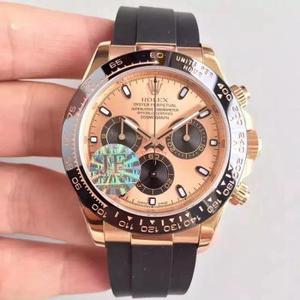 Novo JF Daytona Rolex "Tape Edition" Cosmograph Daytona Series V2 Edition Rose Gold Shell Anel cerâmico Novo JF Daytona Rolex "Tape Edition" Cosmograph Daytona Series V2 Edition Rose Gold Shell Anel cerâmico
