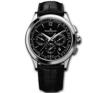 Jaeger-LeCoultre Master Series Q153847N Chronograph Relógio masculino multifuncional automático mecânico Modelo sofisticado cravejado de diamante.