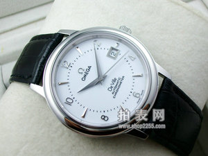 Omega Diefei series automatic mechanical transparent ultra-thin business men's watch original ETA2824 movement white surface