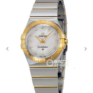 TW Omega Women's Constellation Series 27mm Quartz Watch Original One-to-One Model Inoxidless Steel Strap