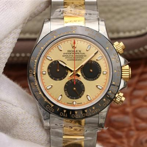 JH Rolex Universe Cronógrafo Daytona 116508 Relógio Mecânico Masculino Entre Ouro