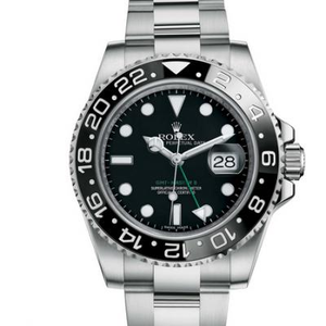EW fábrica Rolex 116710LN-78200 Greenwich série relógio mecânico preto anel de cerâmica masculino
