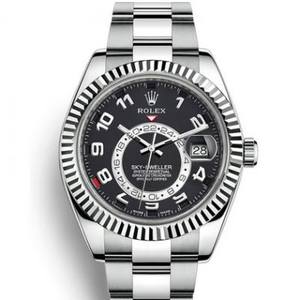 Rolex Oyster Perpétuo SKY-DWELLER 326939 Placa Preta Placa Funcional Masculino Relógio MecânicoRolex Senhoras Datejust Mechanical Ladies Watch