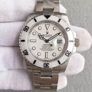 Rolex v5 edição limitada todas as cerâmicas fantasmas da água branca! Movimento mecânico ETA2836, cerâmica pura importada, aço inoxidável 904, 40 diâmetros, impermeável, fino