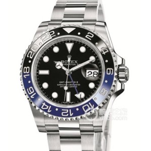 V9 Rolex Greenwich Tipo II Série 116710BLNR-78200 Relógio Mecânico de Banda de Aço Masculino