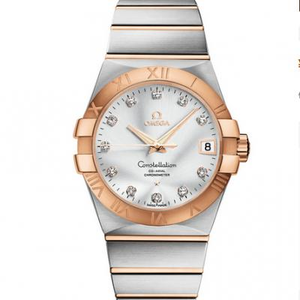 VS Fábrica Omega Constellation Series 123.20.38.21.52.001 Diamond Rose Gold Double Eagle 8500 Movement Automatic Mechanical 38