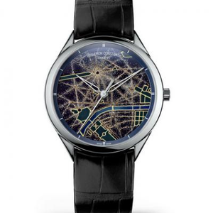 Top high imitação Vacheron Constantin Art Master Series 86222/000G-B104 City Map Men's Watch