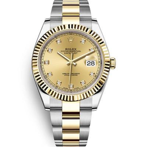 WWF Factory Watch Rolex Datejust Series m126333-0011 Relógio Mecânico Automático Masculino, 18k Ouro
