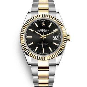 WWF Factory Watch Rolex Datejust Series m126333-0013 Relógio Mecânico Automático Masculino, 18k Ouro