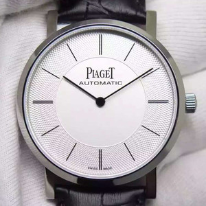 Piaget série ultrafina modelo de rosto branco de relógio mecânico automático