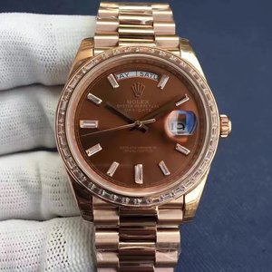 [A mais alta qualidade da fábrica EW] Rolex Day-Date Series 228239 Men's Journal Watch V2 Ultimate Edition Automatic Mechanical Movement