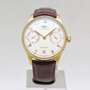 Réplica de linha de fábrica ZF IW500101 relógio de réplica de caixa de ouro