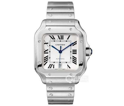 BV Cartier New Santos (Male's Large) Case: 316 Material Dial Large White Dial Watch  Clique na imagem para fechar