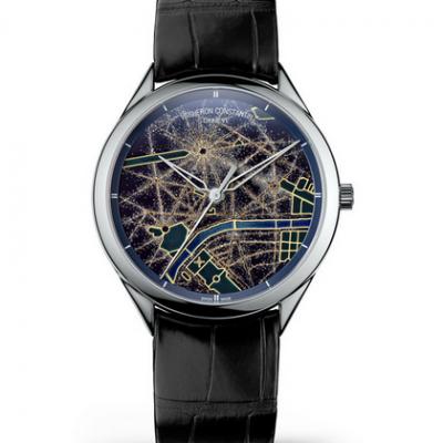 Top high imitação Vacheron Constantin Art Master Series 86222/000G-B104 City Map Men's Watch  Clique na imagem para fechar