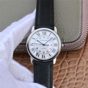 A8 Cartier London SOLO medium WSRN0021 watch, diameter 36mm, thickness 9.46, original 076 fully automatic mechanical movement